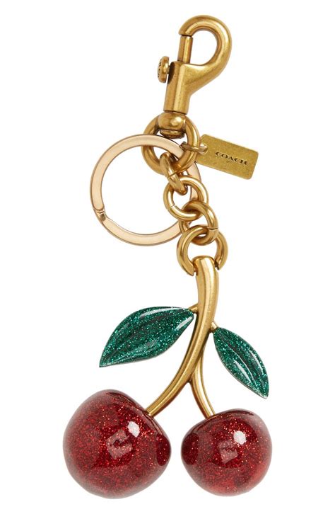 coach cherry charm dupe